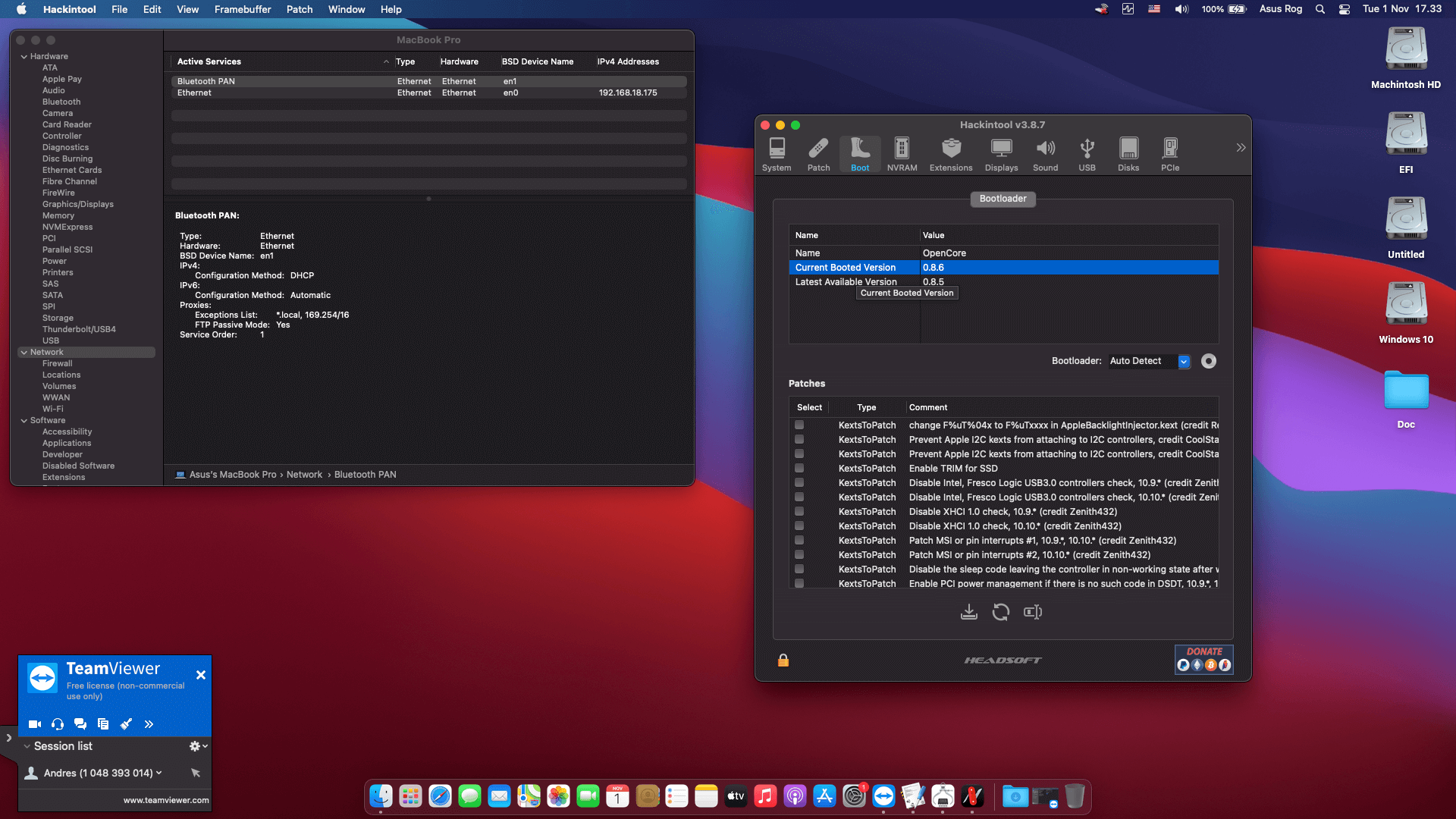 Asus ROG G550JX CN085H 4th [Haswell   Intel HD 4600 + PS2]   OpenCore 8